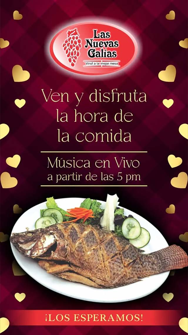 Ven y disfruta la hora de la comida