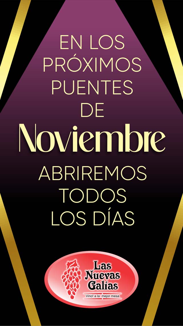 Abrimos los puentes de noviembre